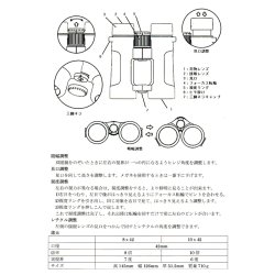 画像15: Opt Tian 8x42EDソルジャー軍用双眼鏡 【SOE-2型レチクル】
